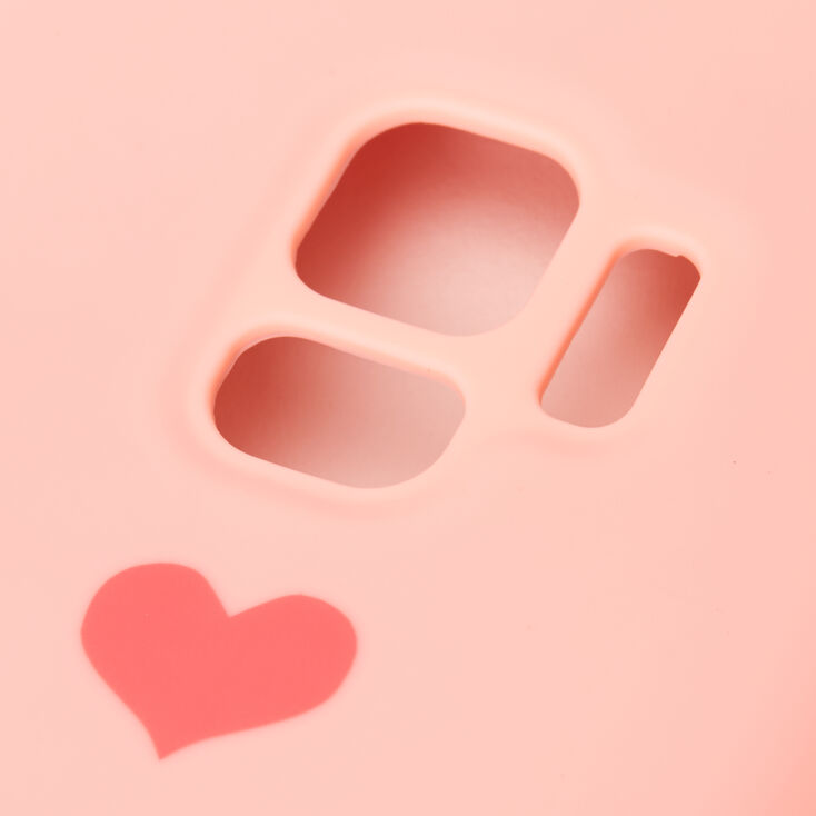 Coque de portable c&oelig;ur rose - Compatible avec Samsung Galaxy S9,