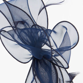 Navy Large Fascinator Bow Headband,