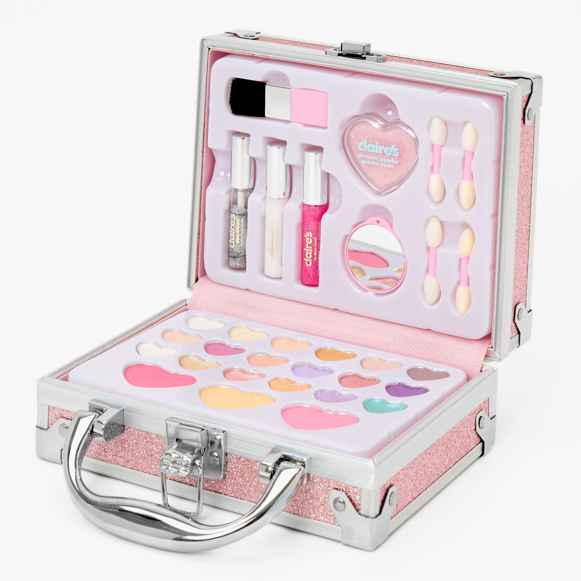 Promo Palette compacte de maquillage à paillettes mobiles licorne magique  chez Claire's