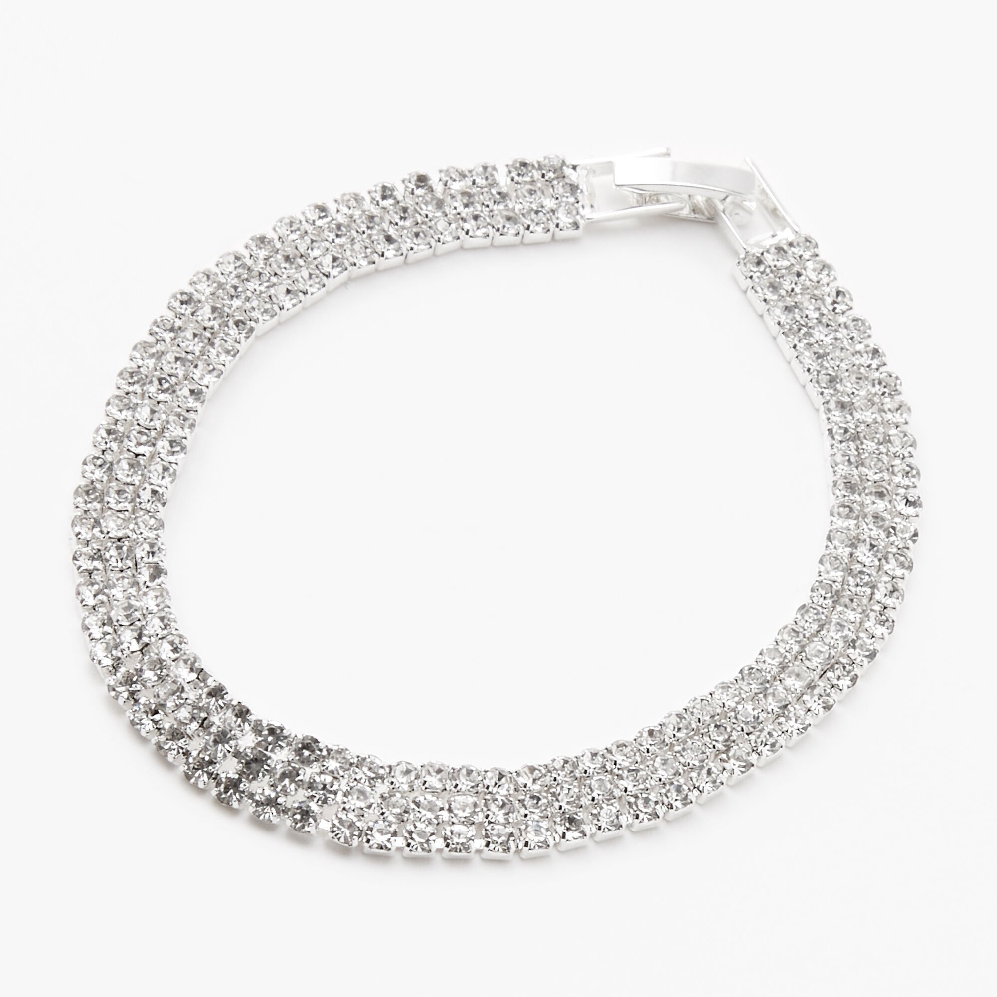 Silver Cubic Zirconia Teardrop Jewelry Set - 3 Pack