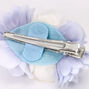 Bouquet Of Flowers Hair Clip - Blue,