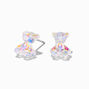 Holographic Teddy Bears Stud Earrings,