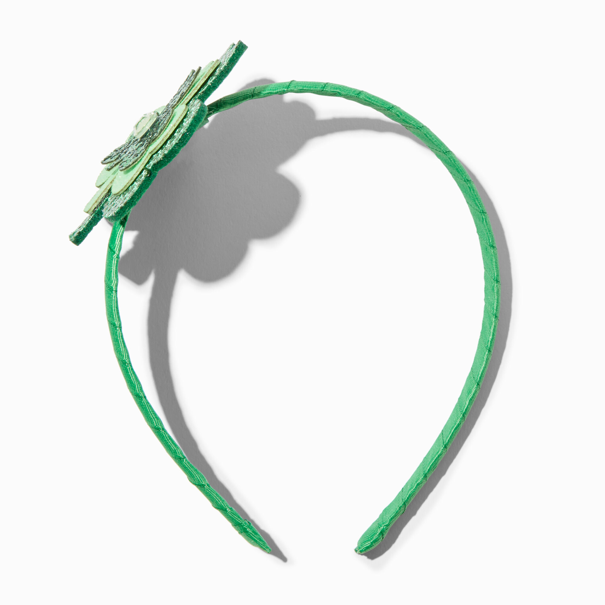 View Claires Triple Shamrock Sequin Headband information