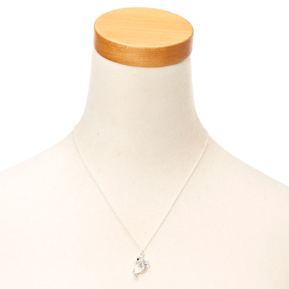 Crystal Dolphin Pendant Necklace,