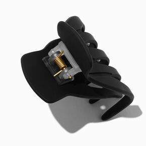 Matte Black Yoga Hair Claw,