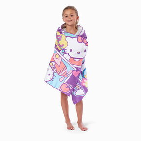 Hello Kitty&reg; Let&#39;s Go Hooded Youth Beach Towel &#40;ds&#41;,