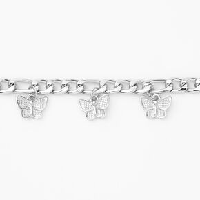 Silver Butterfly Charm Bracelet,