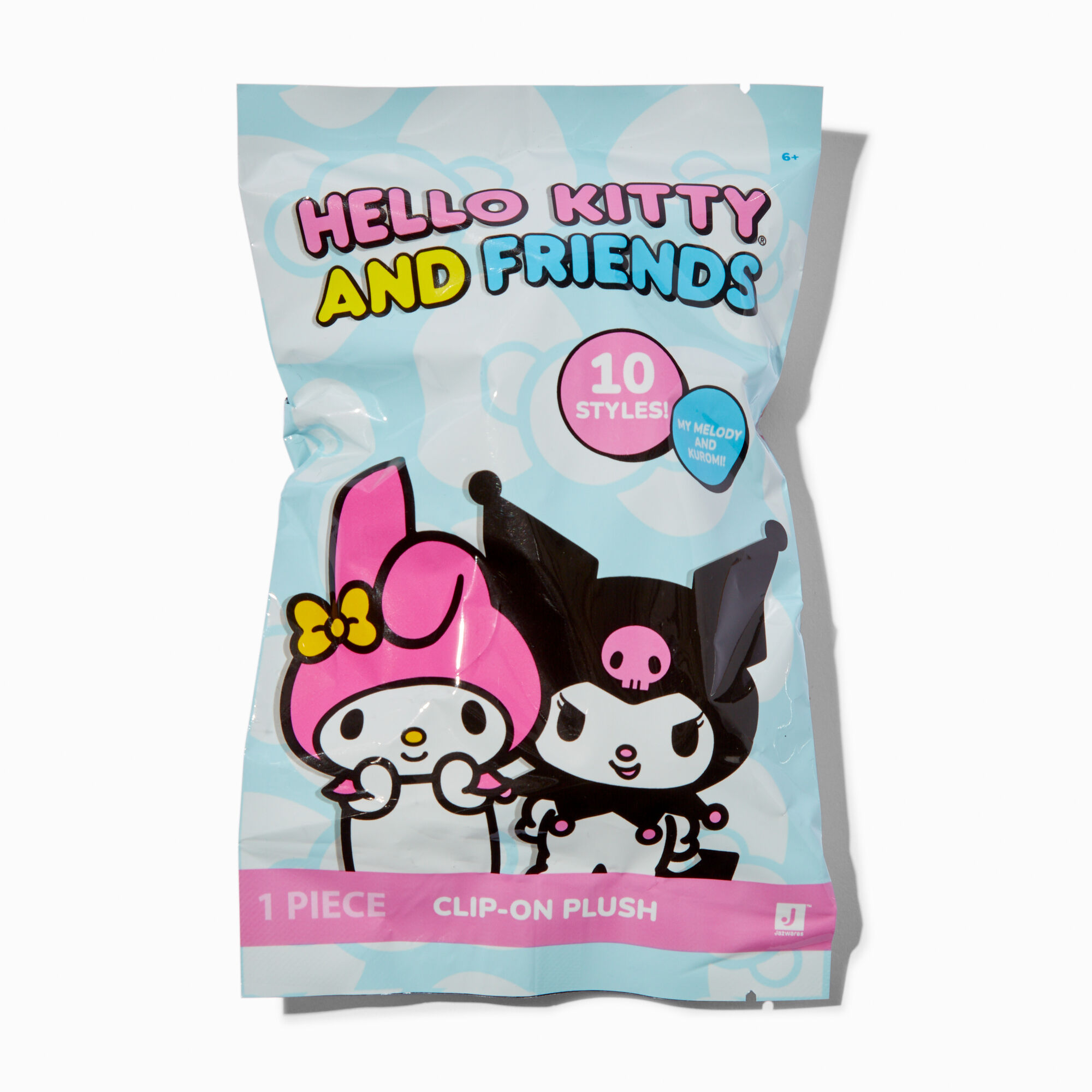 Hello Kitty® And Friends My Melody™ & Kuromi™ Plush Bag Clip Blind Bag - Styles Vary,