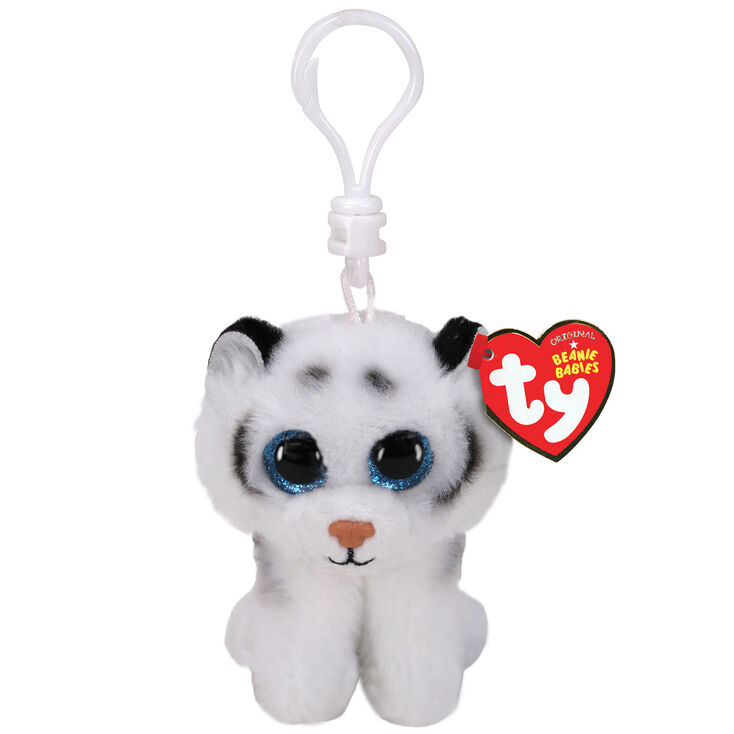 Ty&reg; Beanie Boo Tundra the Tiger Soft Toy Bag Clip,