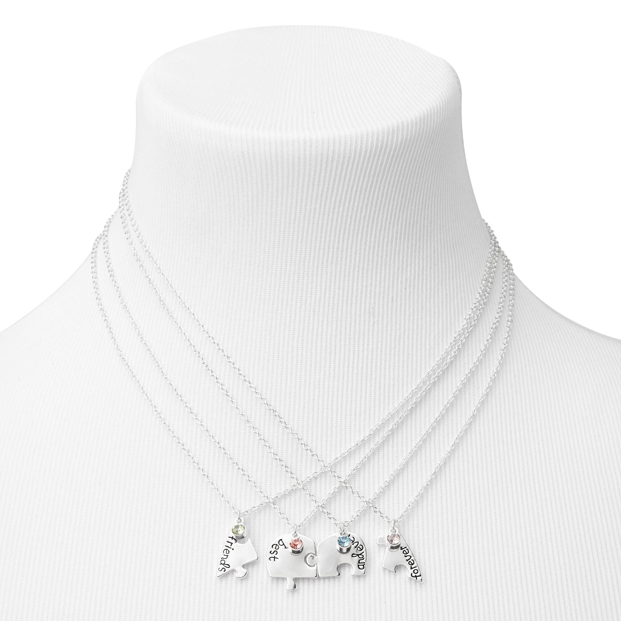Best friend necklaces for 4 cheap hotsell