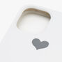 Coque de protection pour portable blanche avec c&oelig;ur - Compatible avec iPhone&reg; 12 Mini,