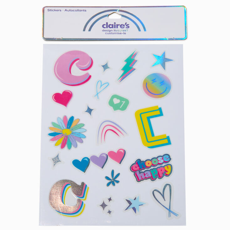 DIY &#39;C&#39; Initial Stickers,