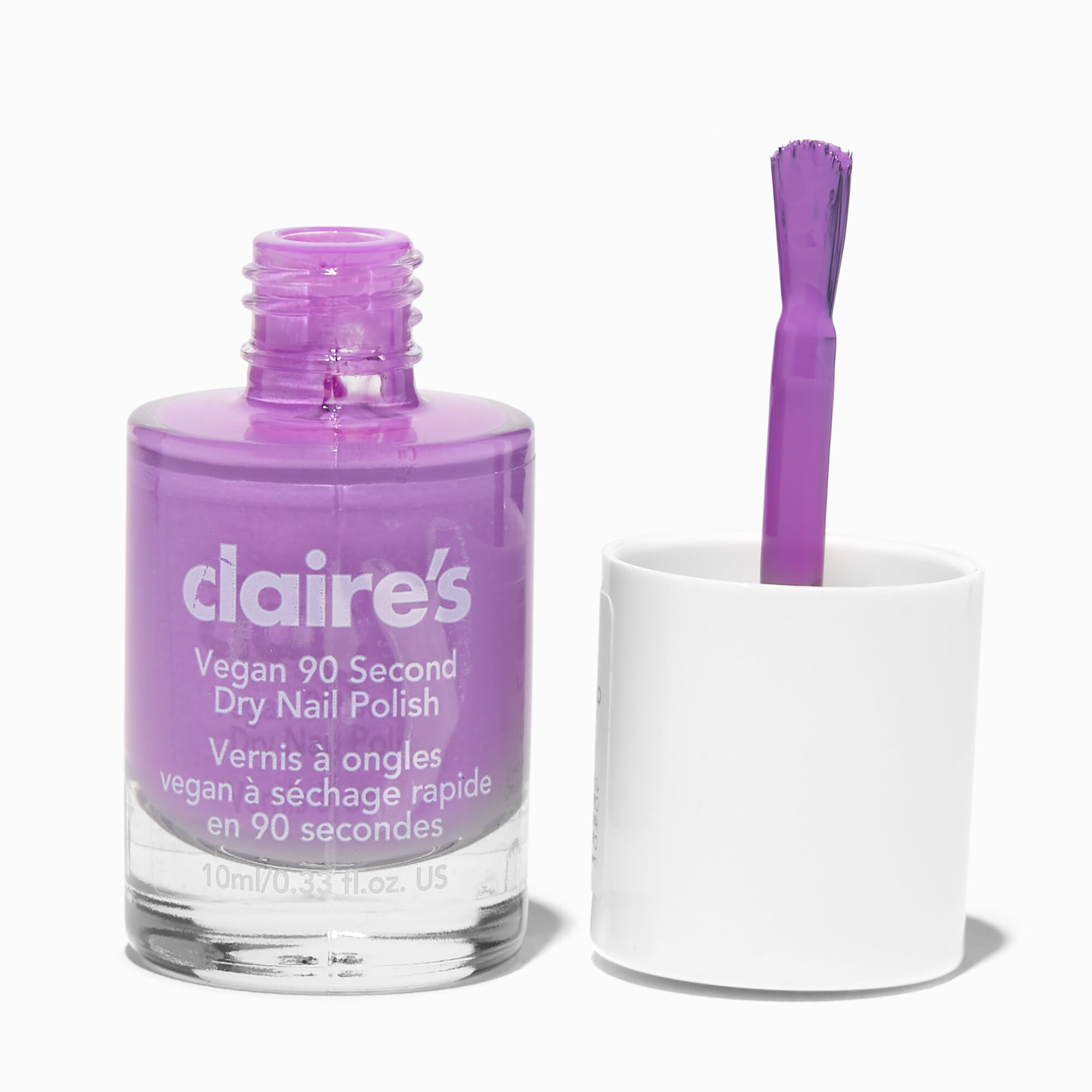 View Claires Vegan 90 Second Dry Nail Polish Pixie Wings information