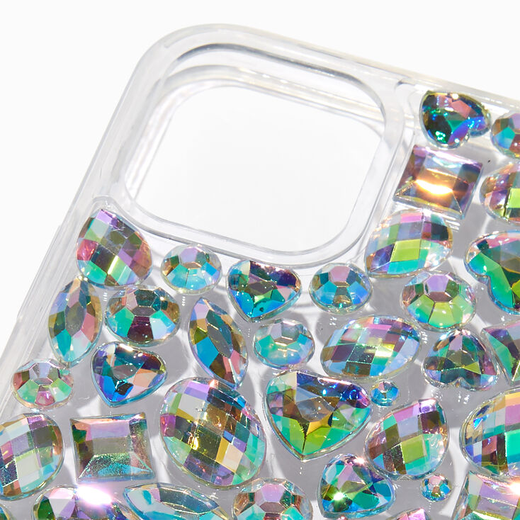 Holographic Gemstone Protective Phone Case - Fits iPhone&reg; 12/12 Pro,
