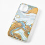 Gold Marble Protective Phone Case - Fits iPhone 12/12 Pro,