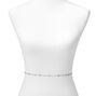 Multicolor Beaded Gold Belly Chain,