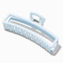 Ice Blue Large Rectangle Hair Claw,