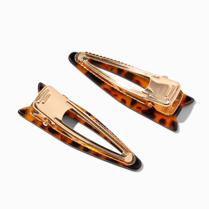 Tortoiseshell Cat Hair Clips - 2 Pack,