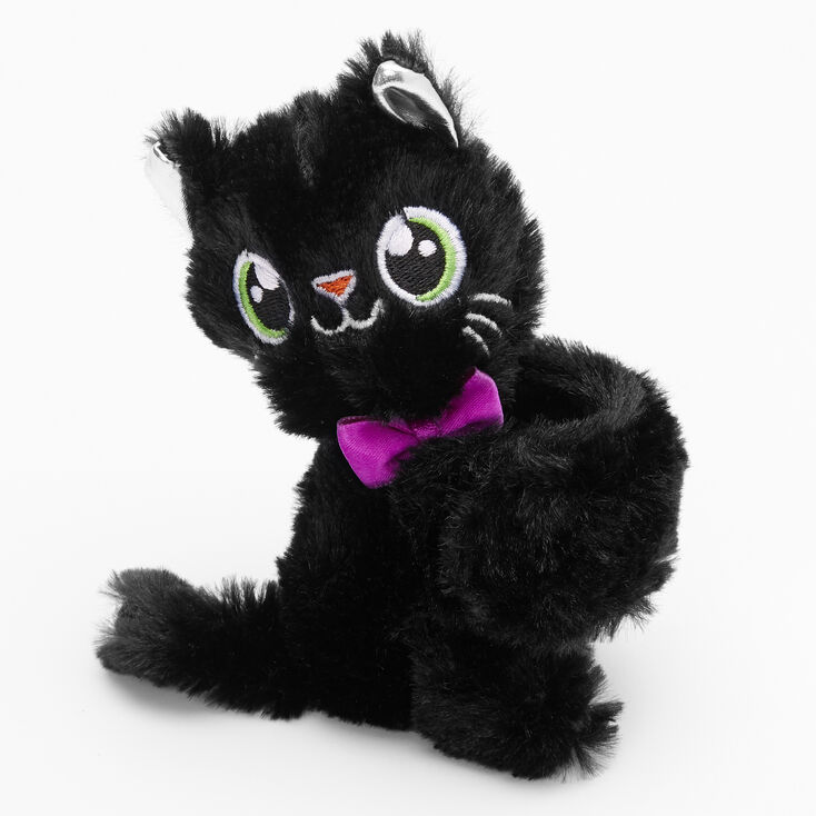 Bracelet enrouleur chat huggie - Noir,