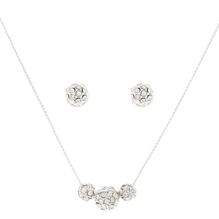 Silver Fireball Jewellery Set - 2 Pack,