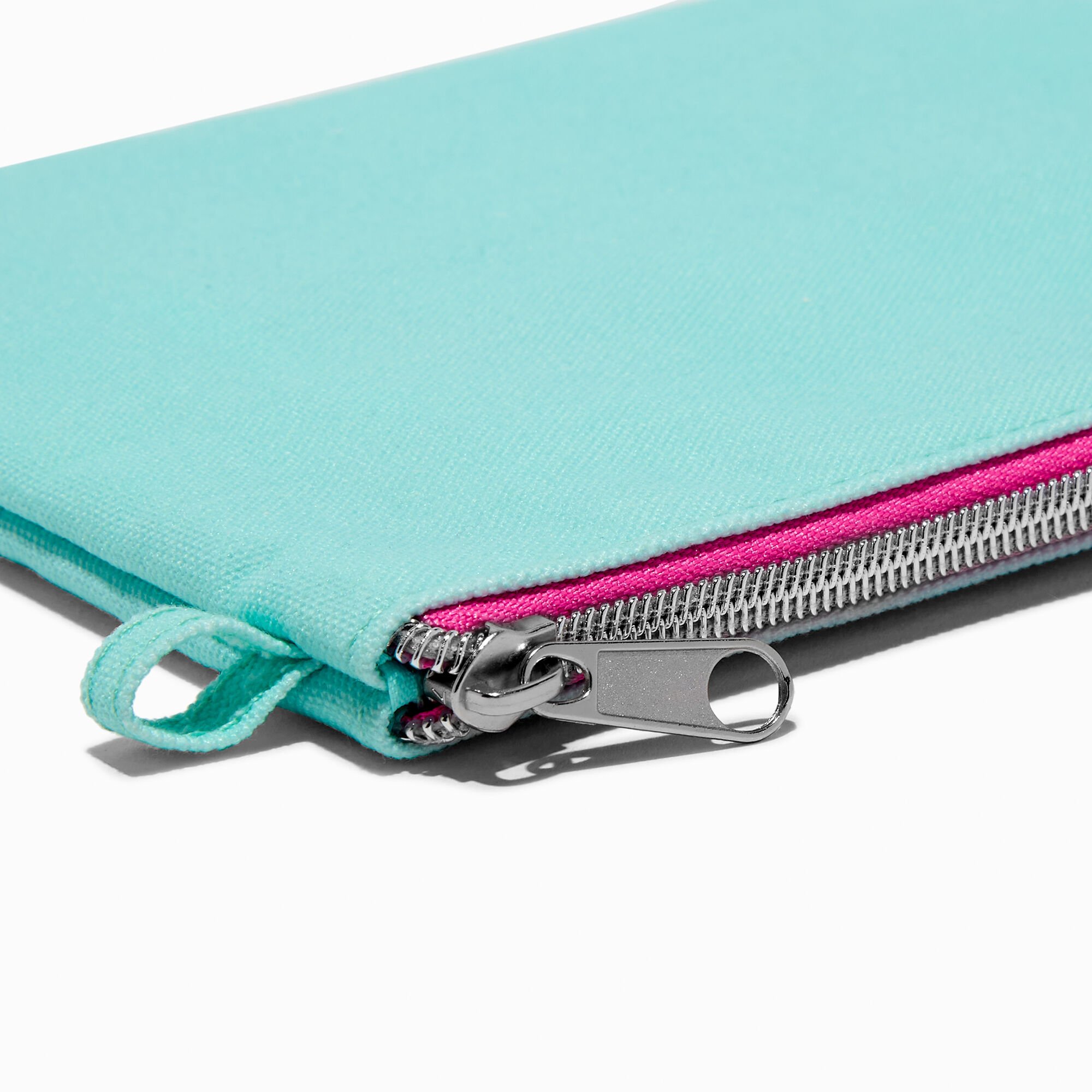 DIY Teal Nylon Pouch,