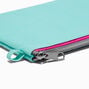 DIY Teal Nylon Pouch,
