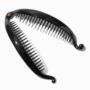 Black Oil Slick Banana Hair Claw,