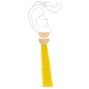 4&quot; Tassel Drop Earrings - Yellow,