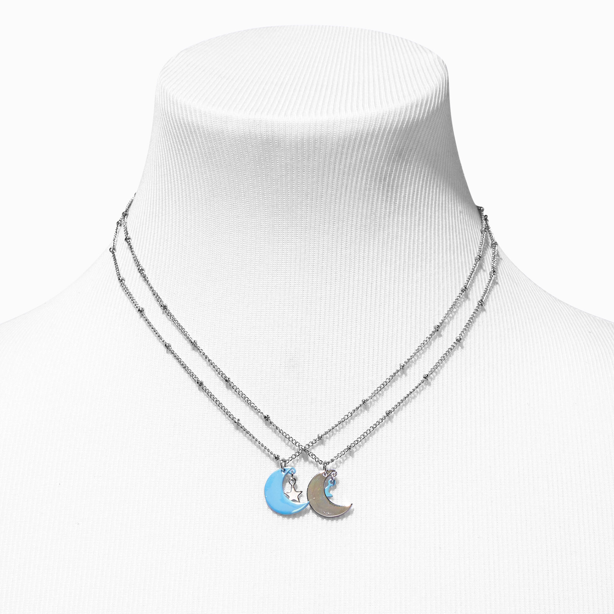 Best Friends Moon & Stars Pendant Necklaces (2 Pack),