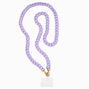 Chunky Purple Chain Crossbody Phone Strap,