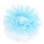Claire&#39;s Club Small Glitter Tulle Hair Scrunchies - Blue, 2 Pack,