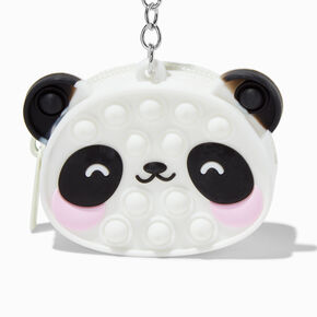 Popper Panda Mini Jelly Coin Purse Keychain,