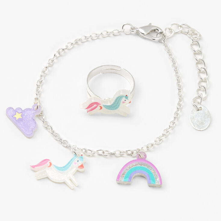 Rainbow & Unicorn - Bracelet Set - The Blingspot Studio