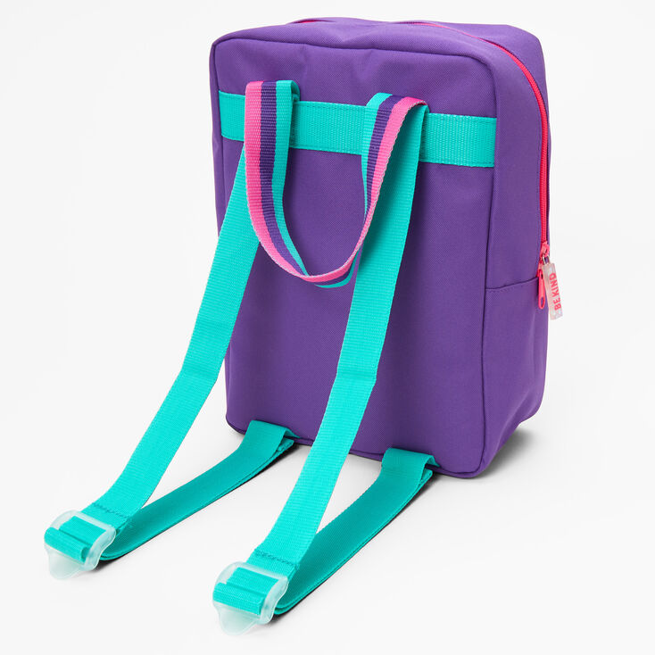 Go Green Be Kind Colorblock 10&#39;&#39; Mini Backpack,