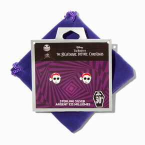 The Nightmare Before Christmas&trade; 30th Anniversary Sterling Silver Enamel Christmas Stud Earrings,