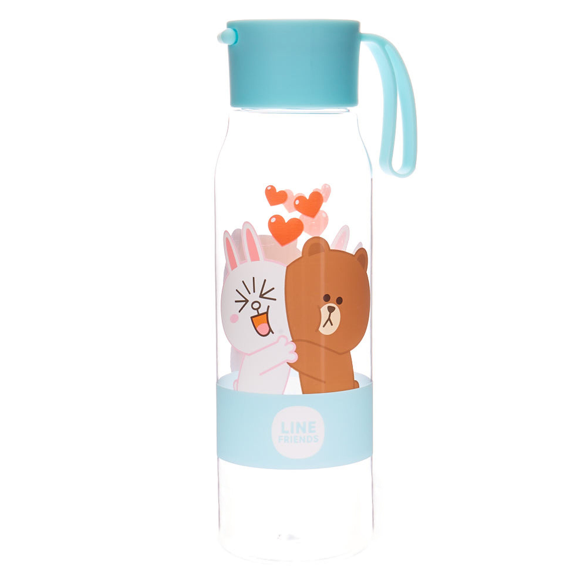 Line Friends C Water Bottle Light Blue Claire S