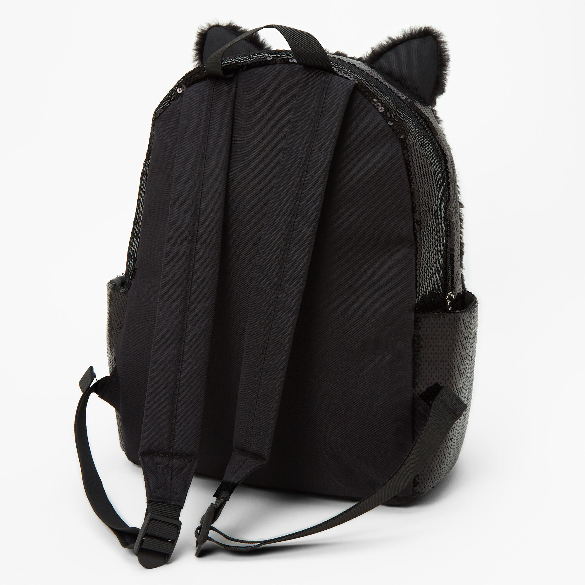 Justice black cat backpack hot sale