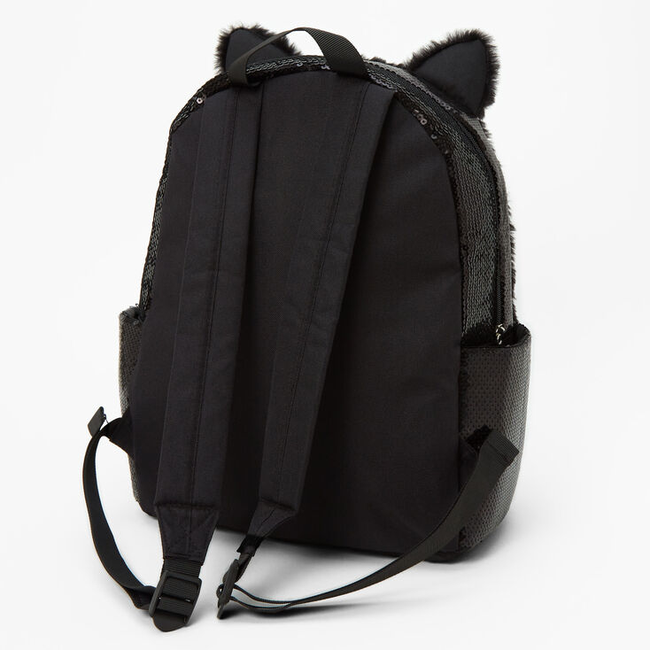 Kitty Cat Functional Backpack - Black | Claire's