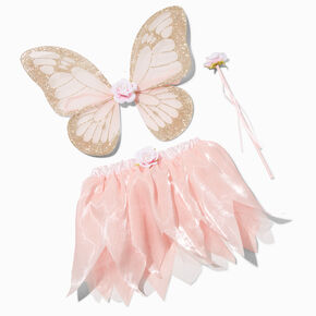 Claire&#39;s Club Rose Gold Butterfly Rose Dress Up Set - 3 Pack,