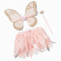 Claire&#39;s Club Rose Gold Butterfly Rose Dress Up Set - 3 Pack,