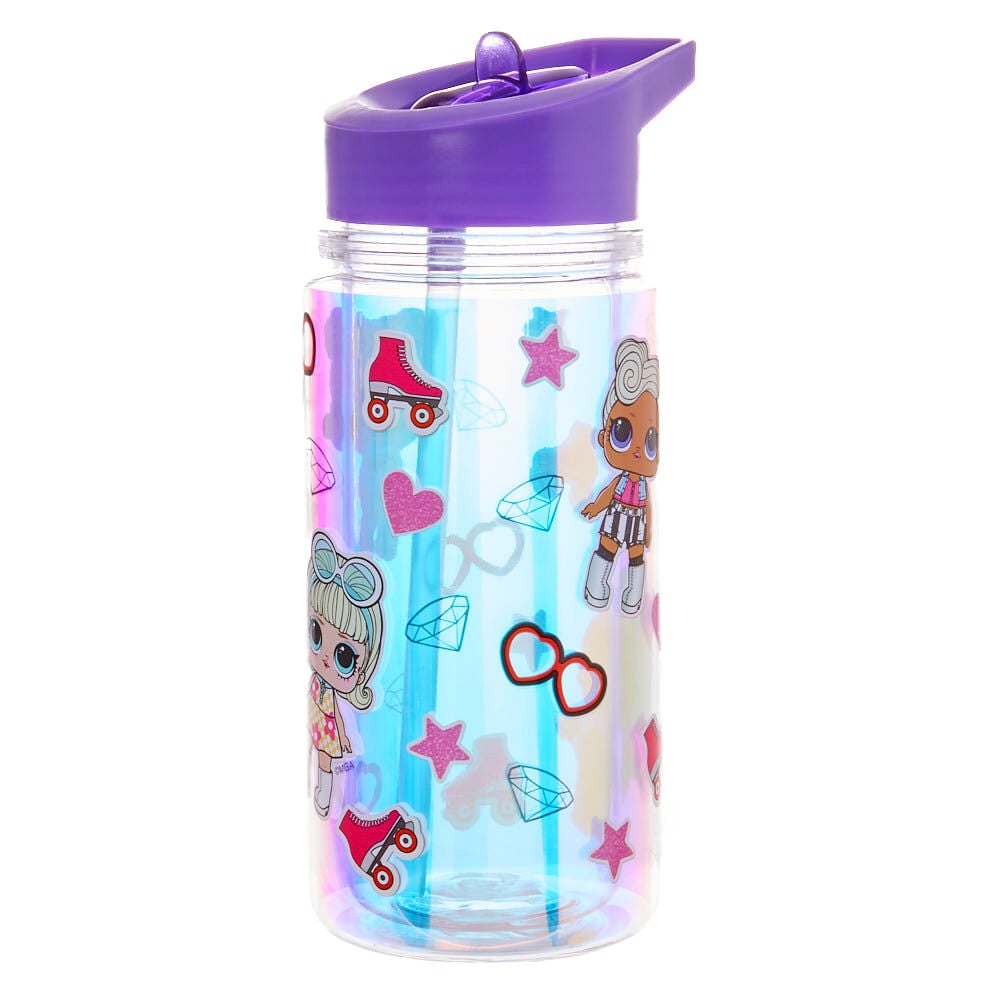L.O.L. Surprise Holographic Water Bottle Purple Claire s