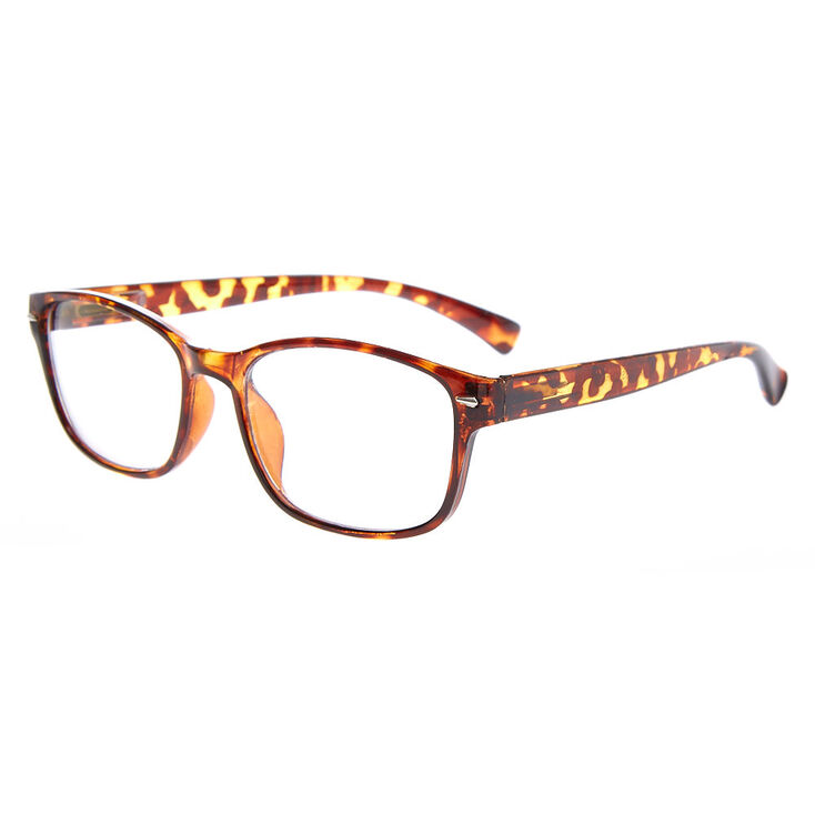 Claire's Lunettes carrée à motif écaille de tortue