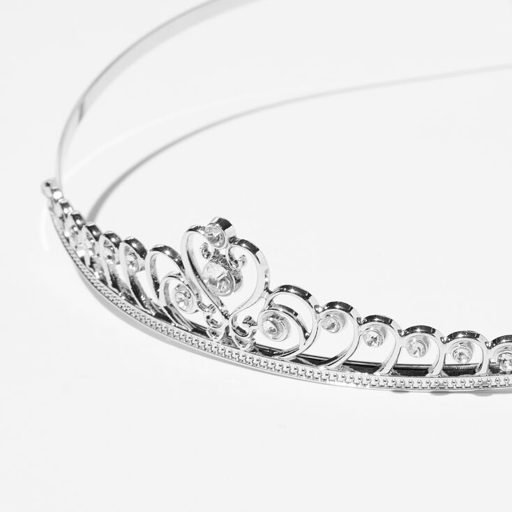 Claire&#39;s Club Swirl Rhinestone Tiara,