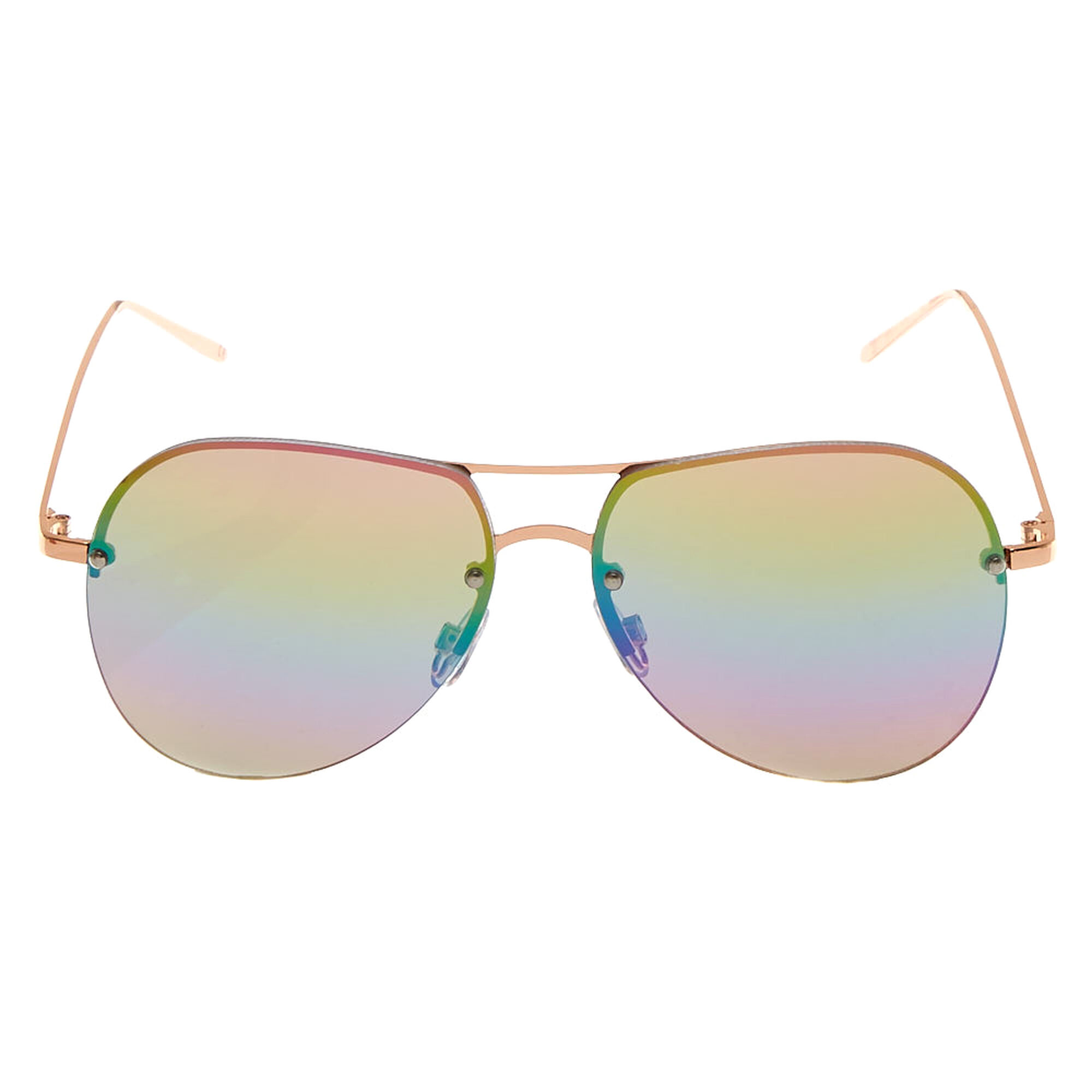 rainbow aviator sunglasses