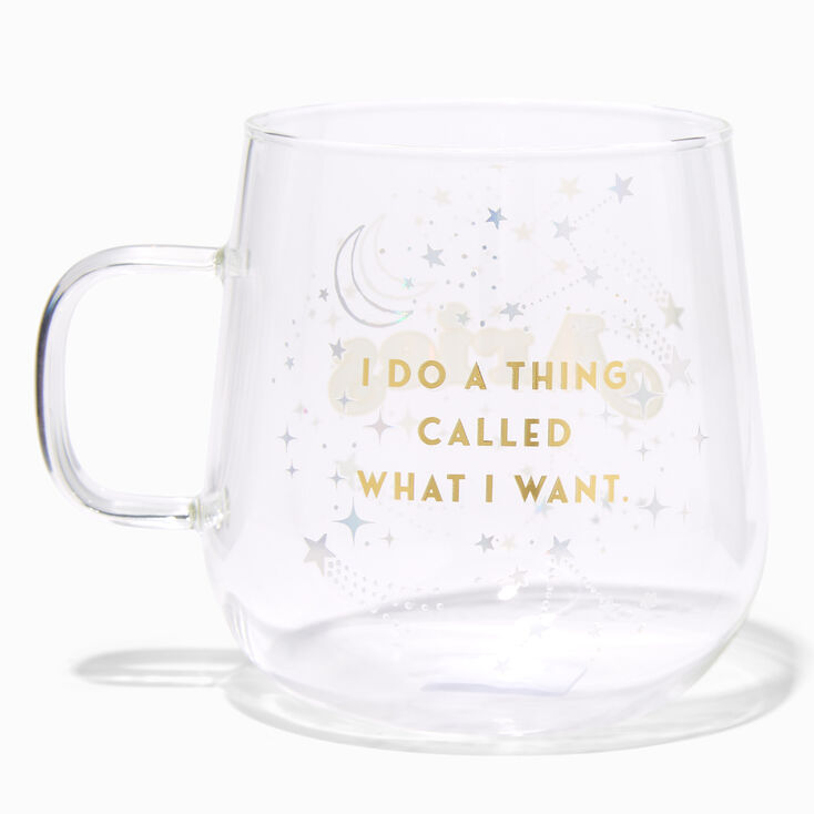 Zodiac Glass Mug - Aries,