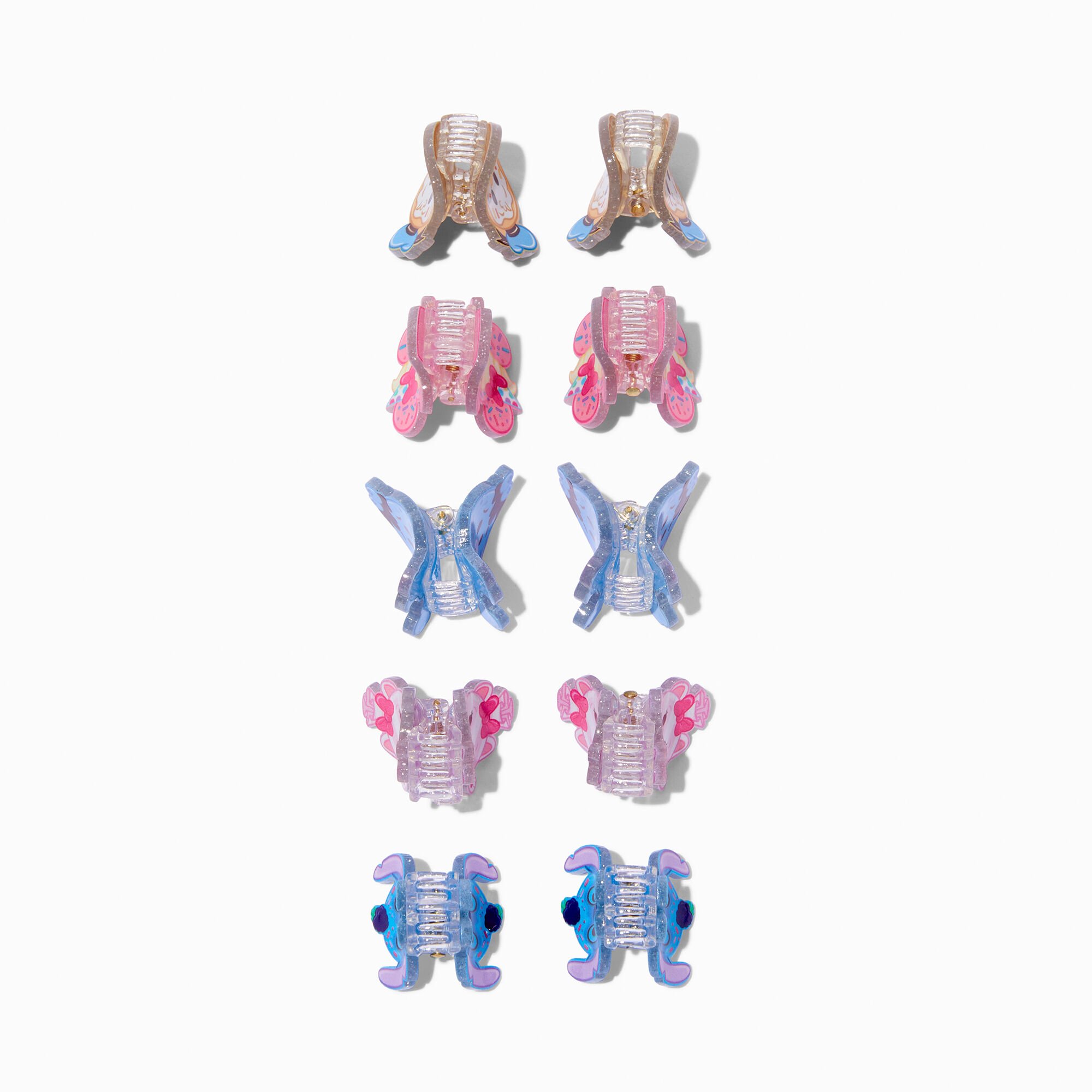 Disney Munchlings Series 1 Mini Hair Claws - 10 Pack,