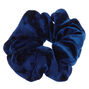 Medium Velvet Hair Scrunchie - Navy,