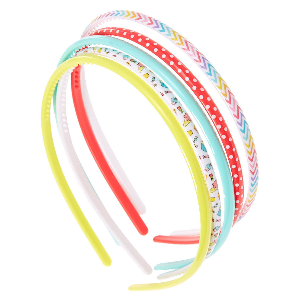 Claire's Club Bright Headbands - 5 Pack,
