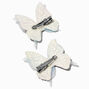 Claire&#39;s Club Blue Glitter Butterfly Hair Clips - 2 Pack,