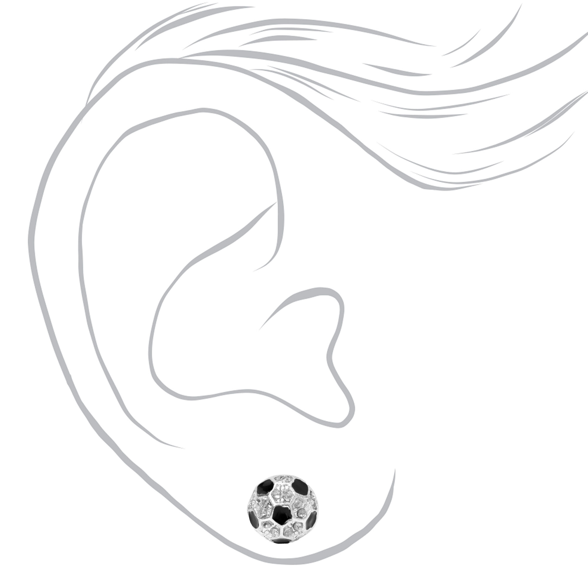 Soccer ball hotsell stud earrings